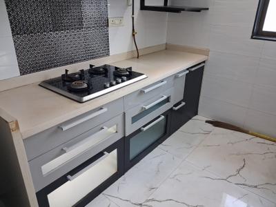 Kitchen Image of 1700 Sq.ft 3 BHK Apartment / Flat for rent in Kesar Harmony, Kharghar Navi Mumbai for Rs. 98000