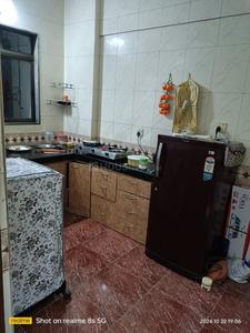 Kitchen Image of 580 Sq.ft 1 BHK Apartment / Flat for rent in Srishti Sun Srishti, Powai Mumbai for Rs. 53000