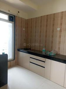 Kitchen Image of 985 Sq.ft 3 BHK Apartment / Flat for rent in Sheth Zuri, Thane West Thane for Rs. 55000