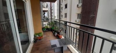 Balcony Image of 1734 Sq.ft 3 BHK Apartment / Flat for rent in Crown Whistling Woods, Manchirevula Hyderabad for Rs. 60000