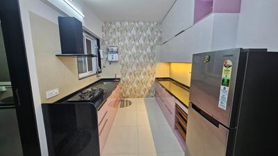 Kitchen Image of 1487 Sq.ft 3 BHK Apartment / Flat for rent in Siddhashila Eela, Punawale Pune for Rs. 30000