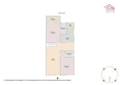Image of 1900 Sq.ft 3 BHK Apartment / Flat for sale in RMV Extension Stage 2, Bengaluru for Rs. 18000000