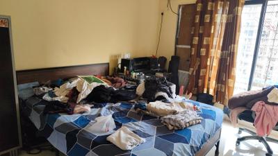 Bedroom Image of 585 Sq.ft 2 BHK Apartment / Flat for sale in Royal Palms Summit Apartments, Goregaon East Mumbai for Rs. 9000000
