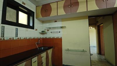 Kitchen Image of 650 Sq.ft 1 BHK Apartment / Flat for rent in Kalwa Thane for Rs. 23000