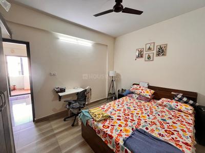 Bedroom Image of 700 Sq.ft 1 BHK Builder Floor for rent in Thanisandra Bengaluru for Rs. 21000