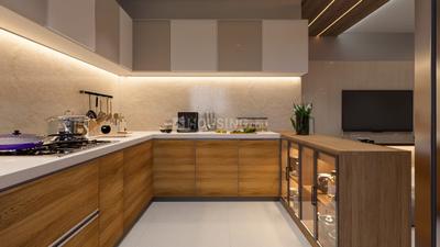 Kitchen Image of 1664 Sq.ft 3 BHK Apartment / Flat for sale in Harivishva Skyfinia Phase 1, Pimpri Pune for Rs. 14500000