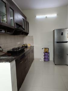 Kitchen Image of 1100 Sq.ft 3 BHK Apartment / Flat for rent in Himalaya Residency, Misrod Bhopal for Rs. 30000