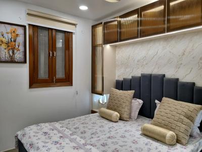 Bedroom Image of 600 Sq.ft 2 BHK Apartment / Flat for sale in Hans Builders Floor, Dwarka Mor New Delhi for Rs. 3750002