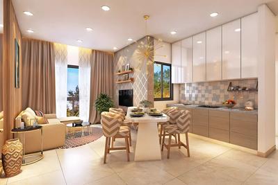 Kitchen Image of 440 Sq.ft 1 BHK Apartment / Flat for sale in Macrotech Crown Taloja by Lodha, Palava Phase 2 Thane for Rs. 2900000