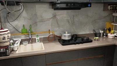 Kitchen Image of 820 Sq.ft 2 BHK Apartment / Flat for sale in Shaligram Prime, South Bopal Ahmedabad for Rs. 8000000