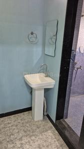 Bathroom Image of 600 Sq.ft 1 BHK Independent House for rent in Barfani Dham Indore for Rs. 23000