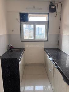 Kitchen Image of 600 Sq.ft 1 BHK Apartment / Flat for rent in Ashar Axis, Thane West Thane for Rs. 35000