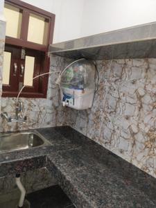 Kitchen Image of 300 Sq.ft 1 RK Builder Floor for rent in Munirka New Delhi for Rs. 16000