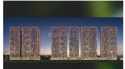 Image of 1398 Sq.ft 3 BHK Apartment / Flat for sale in My Home Sanctuary Phase I, Mamurdi, Pune for Rs. 9800000