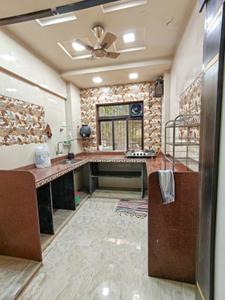 Kitchen Image of 610 Sq.ft 1 BHK Apartment / Flat for rent in Lok Vruksha Phase II, Thane West Thane for Rs. 26000