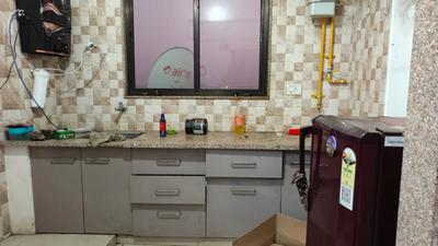 Kitchen Image of 750 Sq.ft 1 BHK Apartment / Flat for rent in Signature Vrajdham, Ujala Circle Ahmedabad for Rs. 19999
