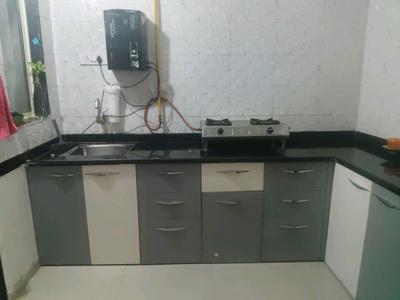 Kitchen Image of 2050 Sq.ft 3 BHK Apartment / Flat for sale in Sai Melbourne Lifestyle, Nana Chiloda Ahmedabad for Rs. 8250000