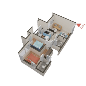 Image of 740 Sq.ft 2 BHK Apartment / Flat for sale in Thane West, Thane for Rs. 11200000