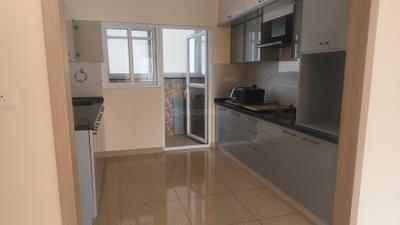 Kitchen Image of 2080 Sq.ft 3 BHK Apartment / Flat for rent in Mantri Serenity, Bikasipura Bengaluru for Rs. 63000