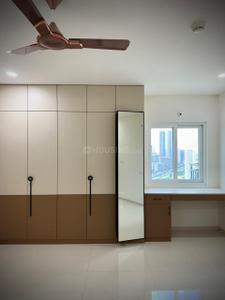 Bedroom Image of 1600 Sq.ft 3 BHK Apartment / Flat for rent in Aparna Zenon, Puppalaguda Hyderabad for Rs. 66000