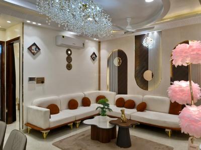 Living Room Image of 1350 Sq.ft 4 BHK Apartment / Flat for sale in Saarthi Estonia Homes, Uttam Nagar New Delhi for Rs. 12000000