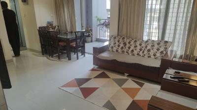 Living Room Image of 960 Sq.ft 2 BHK Apartment / Flat for rent in Bramhacorp F Residences, Wadgaon Sheri Pune for Rs. 55000