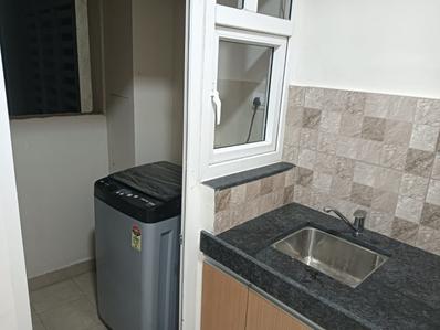 Kitchen Image of 370 Sq.ft 1 RK Apartment / Flat for rent in Puravankara Silversands, Mundhwa Pune for Rs. 24000