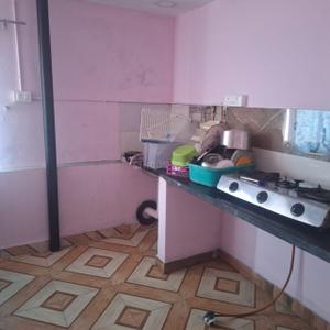 Kitchen Image of 700 Sq.ft 1 BHK Builder Floor for rent in Marnamikatte Mangalore for Rs. 16000
