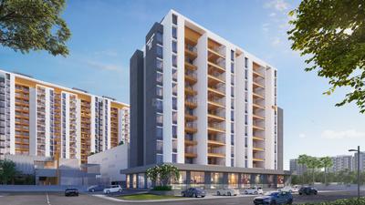 Image of 915 Sq.ft 2 BHK Apartment / Flat for sale in Rama Fusion Towers, Maan, Pune for Rs. 6900000