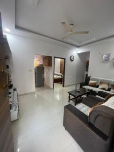Living Room Image of 650 Sq.ft 1 BHK Builder Floor for rent in Harlur Bengaluru for Rs. 25000