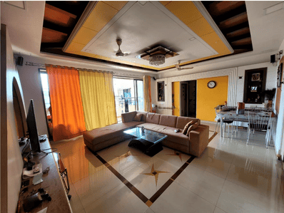 Image of 1200 Sq.ft 3 BHK Apartment / Flat for rent in Millennium Park, Dombivli West, Thane for Rs. 32000
