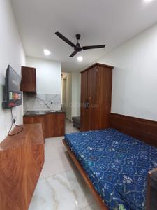 Bedroom Image of 490 Sq.ft 1 RK Studio for rent in Vijay Nagar Indore for Rs. 14499