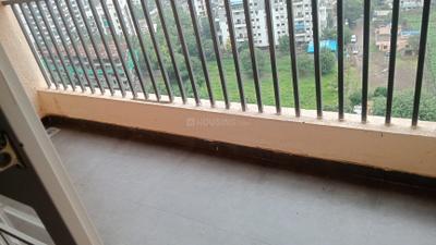 Balcony Image of 950 Sq.ft 2 BHK Apartment / Flat for rent in Giritirtha Solasta, Ravet Pune for Rs. 25000