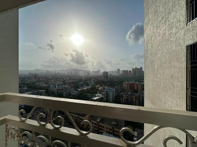 Balcony Image of 657 Sq.ft 1 BHK Apartment / Flat for rent in Ashar Arize, Kalwa Thane for Rs. 30000