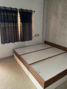 Bedroom Image of 746 Sq.ft 1 RK Builder Floor for rent in Vishnu Puri Colony Indore for Rs. 8000