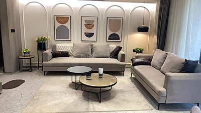 Living Room Image of 1989 Sq.ft 3 BHK Apartment / Flat for sale in Anjani Ambrosia, Jahangir Pura Surat for Rs. 7500000