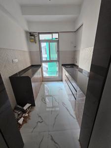 Kitchen Image of 530 Sq.ft 1 BHK Apartment / Flat for rent in The Meridian Towers, Ghatkopar West Mumbai for Rs. 48000