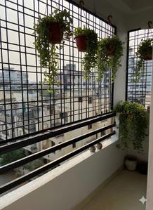 Balcony Image of 1550 Sq.ft 3 BHK Apartment / Flat for rent in Narendra Nagar Extension Nagpur for Rs. 26000