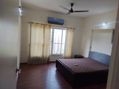 Bedroom Image of 2280 Sq.ft 3 BHK Apartment / Flat for rent in Adani The Meadows, Shantigram Ahmedabad for Rs. 45000