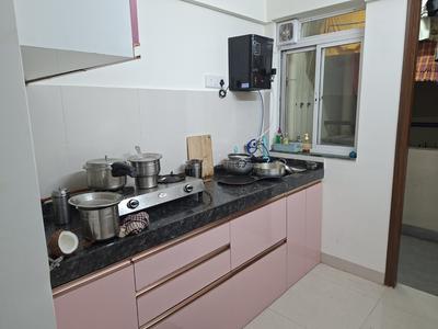 Kitchen Image of 1000 Sq.ft 2 BHK Apartment / Flat for rent in Clover Common, Viman Nagar Pune for Rs. 32000