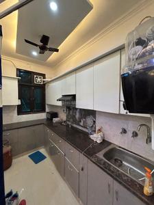 Kitchen Image of 900 Sq.ft 3 BHK Builder Floor for rent in Mahavir Enclave New Delhi for Rs. 32000