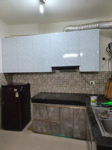 Kitchen Image of 700 Sq.ft 1 BHK Builder Floor for rent in Sector 57 Gurgaon for Rs. 25000