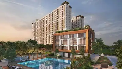 Image of 888 Sq.ft 2 BHK Apartment / Flat for sale in Urbanrise Revolution One, Padur, Chennai for Rs. 7081000