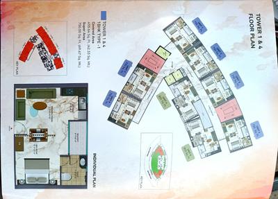Image of 750 Sq.ft 1 BHK Apartment / Flat for sale in Sunrakh Bangar, Vrindavan for Rs. 5250000