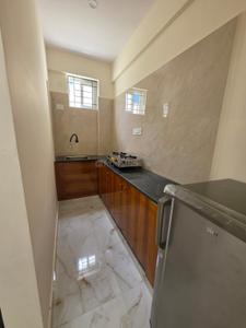 Kitchen Image of 630 Sq.ft 1 BHK Builder Floor for rent in S.G. Palya Bengaluru for Rs. 24000