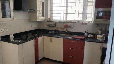 Kitchen Image of 1800 Sq.ft 3 BHK Apartment / Flat for rent in Udumbunthala Dhanalakshmi Ocean Park, Payyambalam Kannur for Rs. 30000