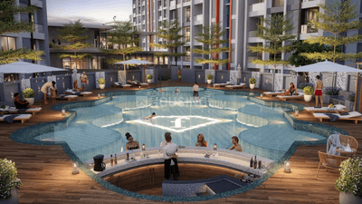 Image of 1038 Sq.ft 2 BHK Apartment / Flat for sale in Tukai Silver, Kiwale, Pune for Rs. 4900000