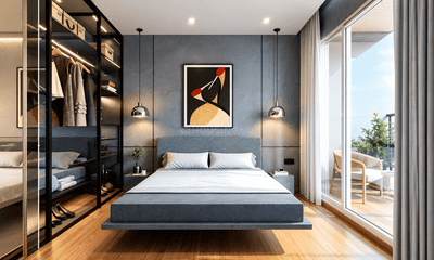 Bedroom Image of 1275 Sq.ft 2 BHK Apartment / Flat for sale in Enrich Caliber City, Bagalur Bengaluru for Rs. 15000000