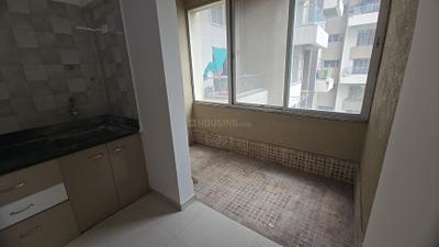 Kitchen Image of 1450 Sq.ft 3 BHK Apartment / Flat for sale in Axis Whistling Meadows, Bhugaon Pune for Rs. 12500000