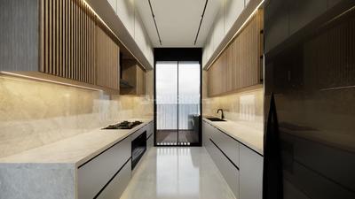 Kitchen Image of 1400 Sq.ft 3 BHK Apartment / Flat for sale in Girgaon Mumbai for Rs. 54000000